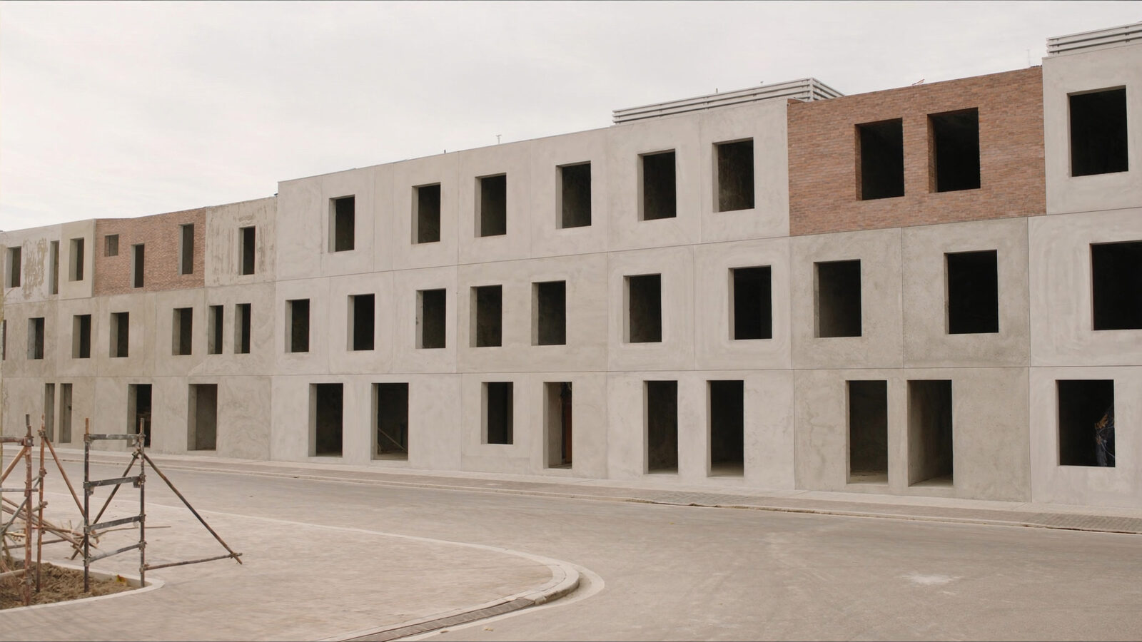 Werkplek in de bouw